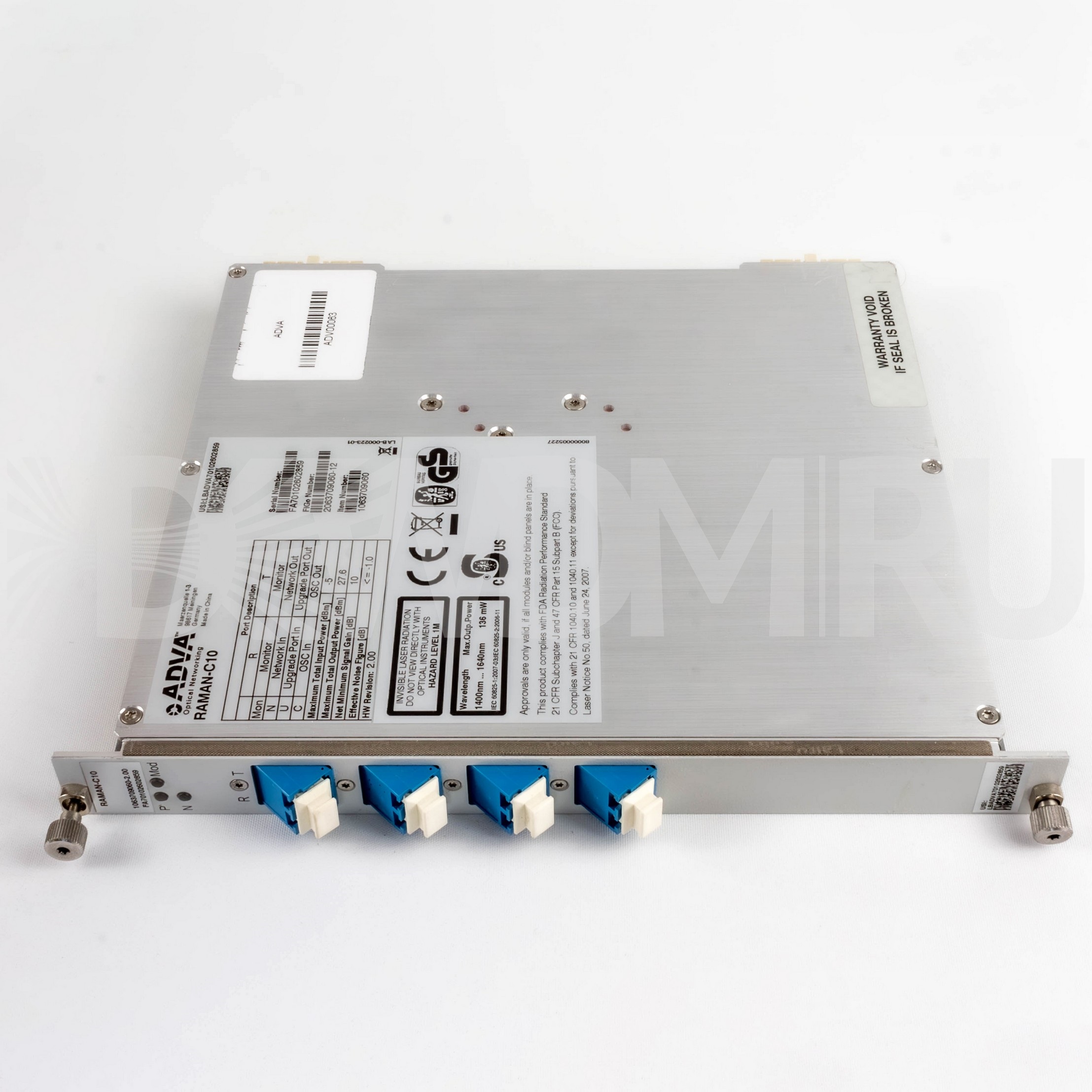 RAMAN-C10 Raman amplifier with variable Raman pum ADVA Optical pn1063709060-03